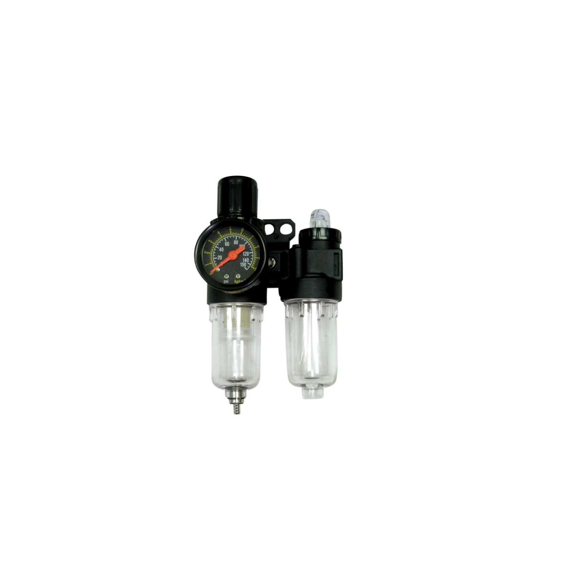 Filtro Regulador e Lubrificador 1/4" 7,25-116 PSI 650 L/min - BOZZA-124200066