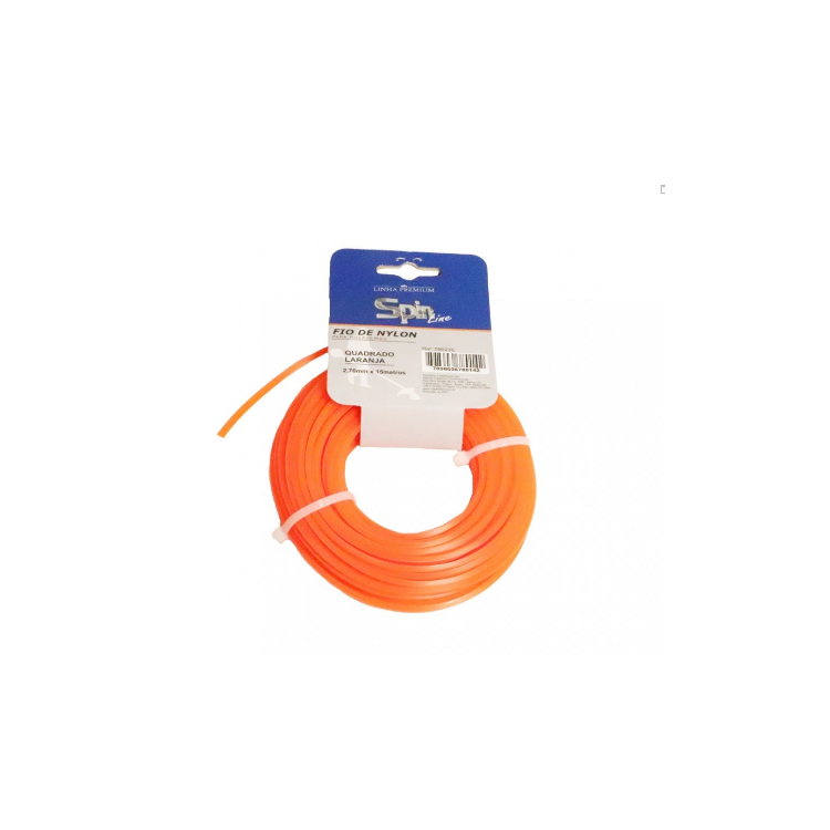 Fio Nylon Redondo 2,70mm 15 metros - SPIN LINHA PREMIUM-80236