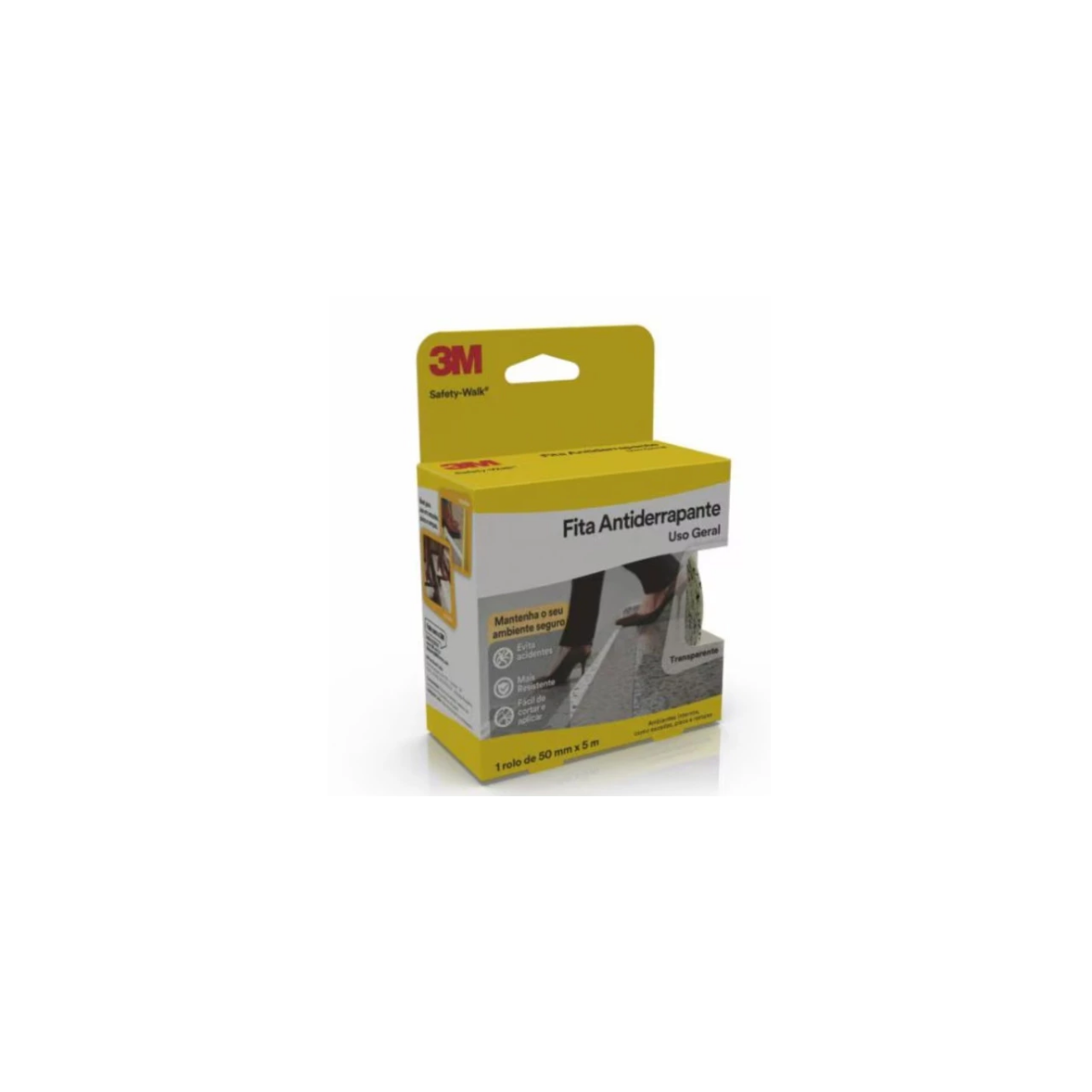 Fita Antiderrapante Safety Transparente 50mm x 5m - 3M-H0001912460