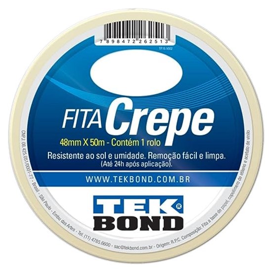 Fita Crepe 48MM X 50M - TEKBOND-21111048500