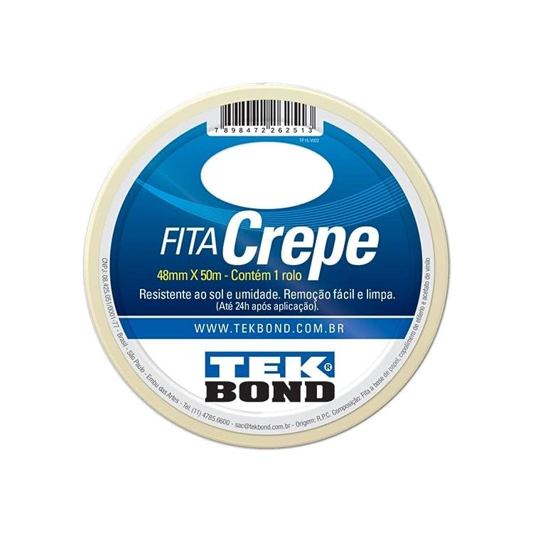 Fita Crepe 48MM X 50M - TEKBOND-21111048500