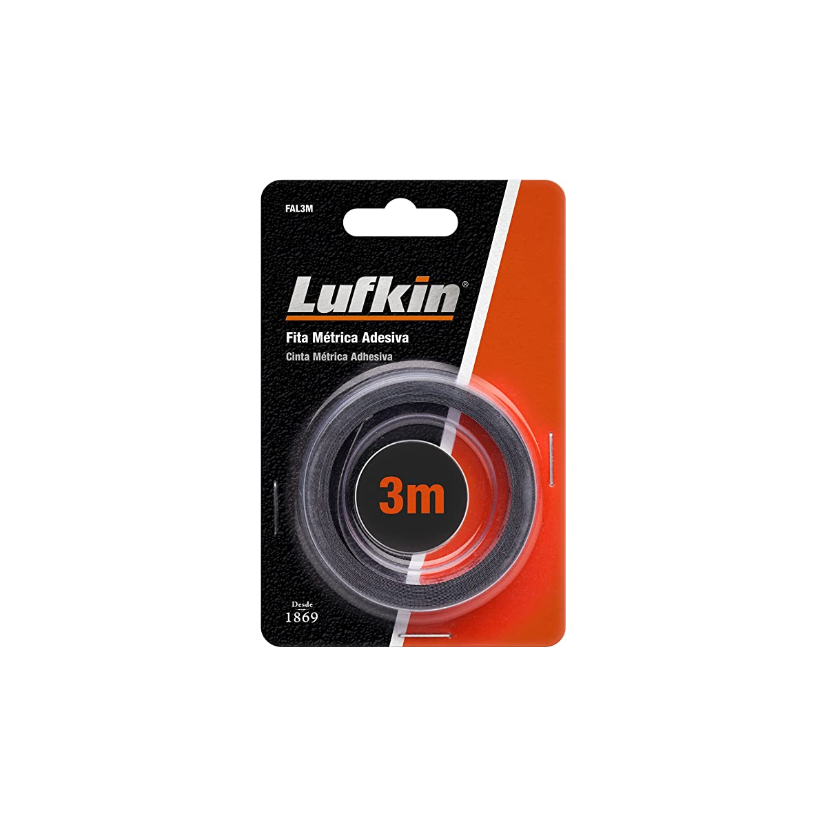 Fita Métrica Adesiva 3 Metros - LUFKIN-FAL3M