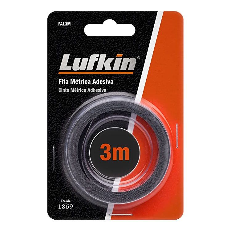 Fita Métrica Adesiva 3 Metros - LUFKIN-FAL3M