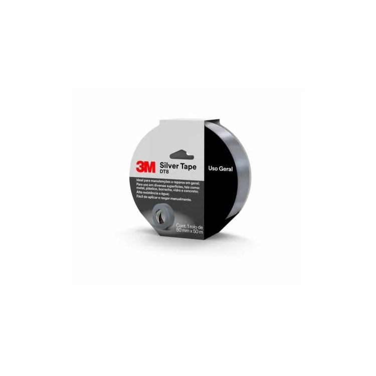 Fita Silver Tape DT8 50mm x 50m - 3M-HB004635460