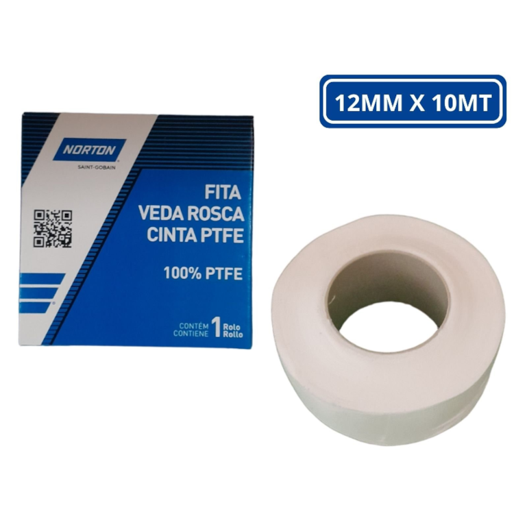 Fita Veda Rosca Pro 12mm x 10m -NORTON-66261102626