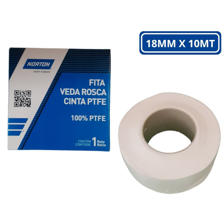 Fita Veda Rosca Pro 18mm x 10m -NORTON-66261102627
