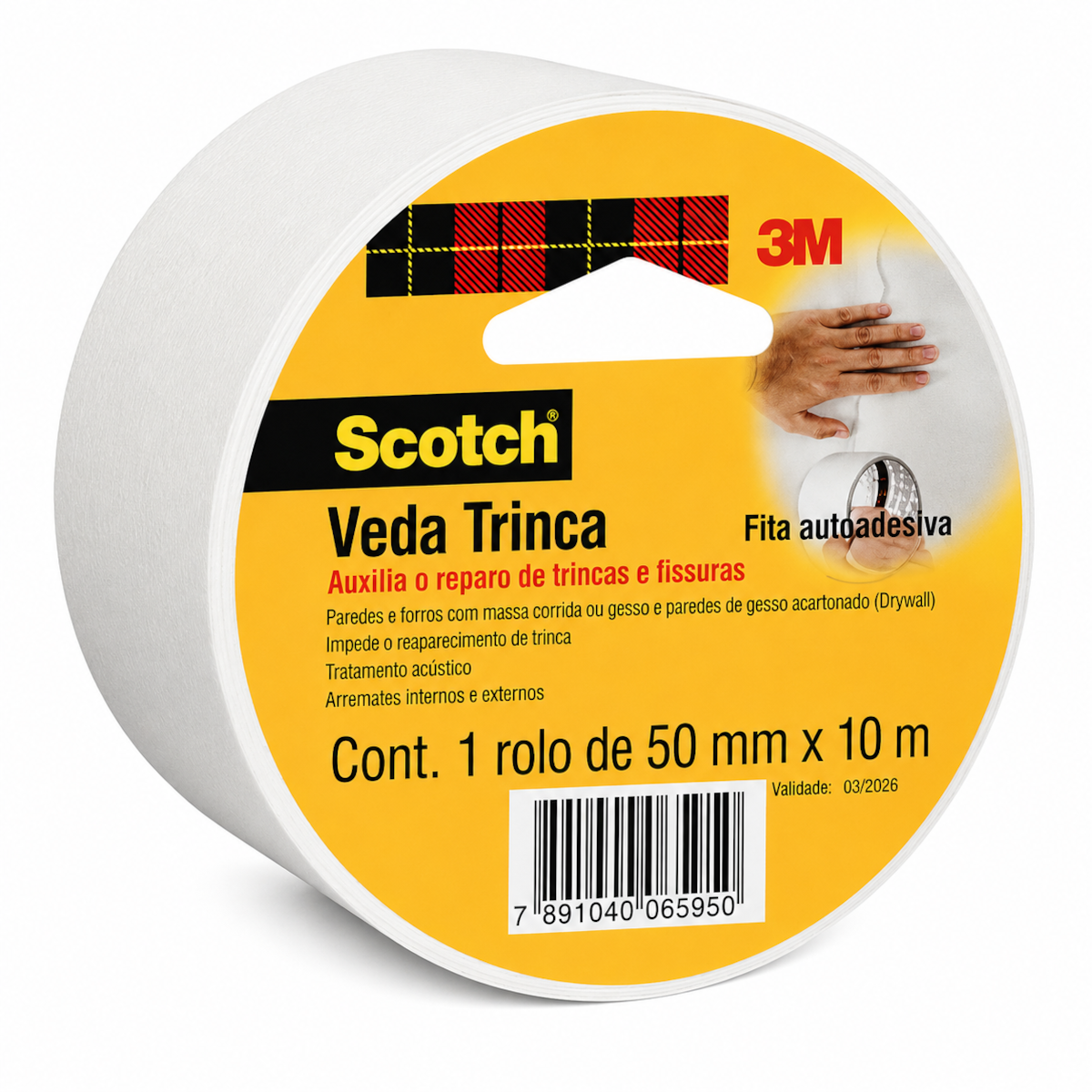 Fita Veda Trinca 50mm x 10m - 3M-H0002223511