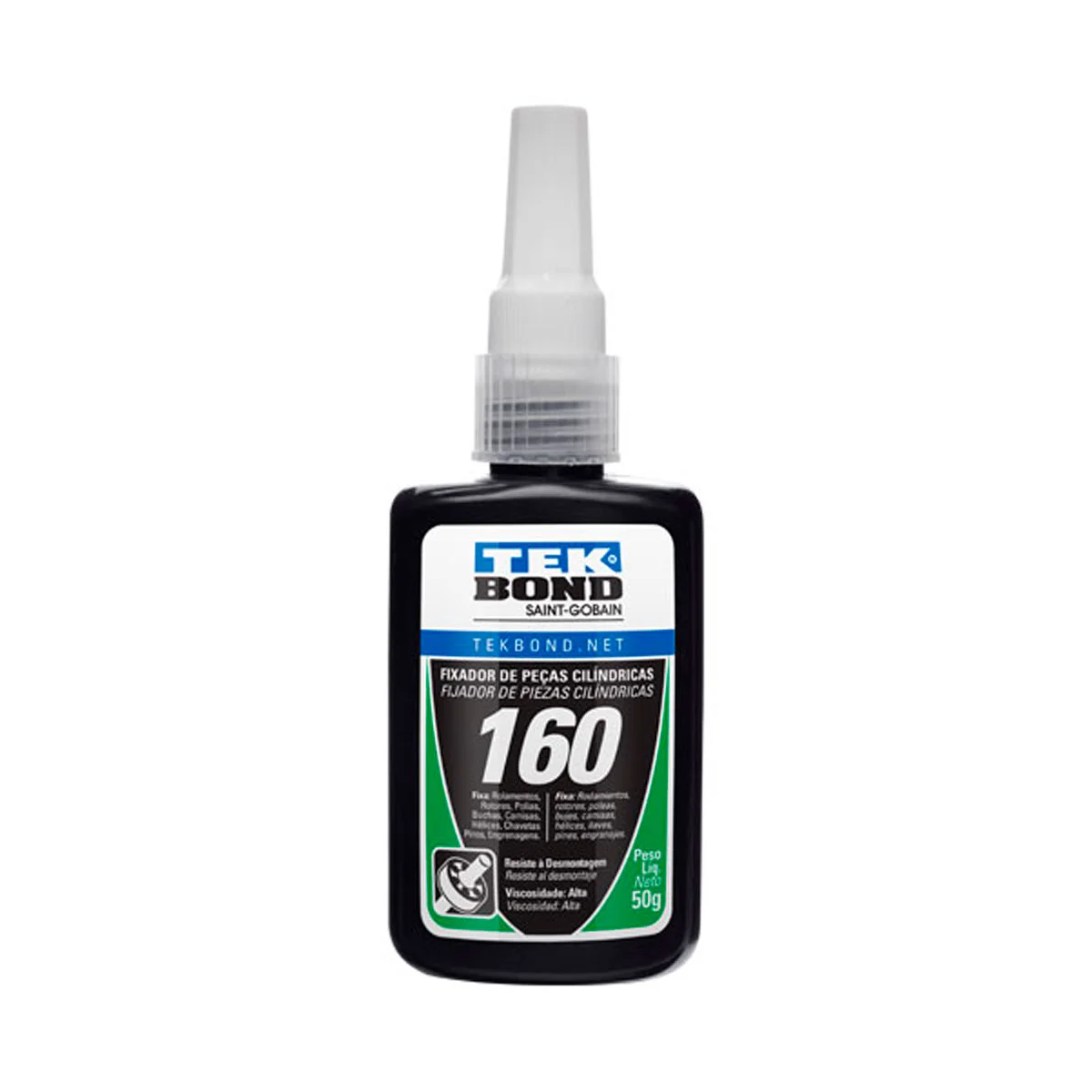 Fixa Rolamento 160 Verde 50 GR - TEKBOND - 10191004300