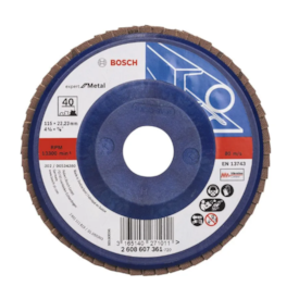 Flap Disc Gr.40 115mm - BOSCH-2608607361