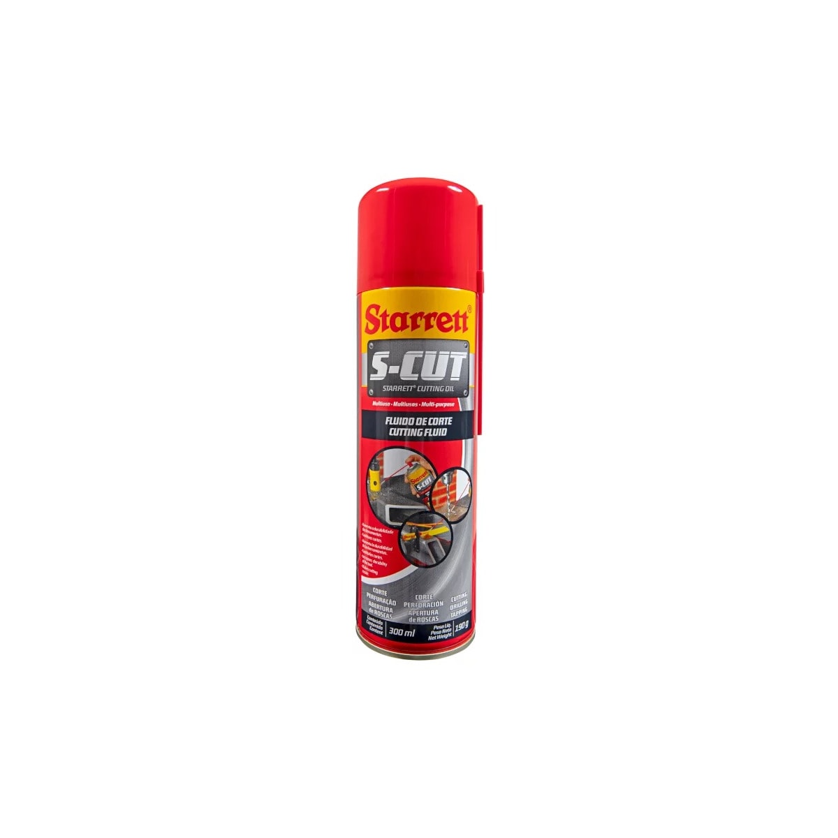Fluido de Corte em Splay 300ML P/ Corte e Perfuração - STARRETT-S-CUT300