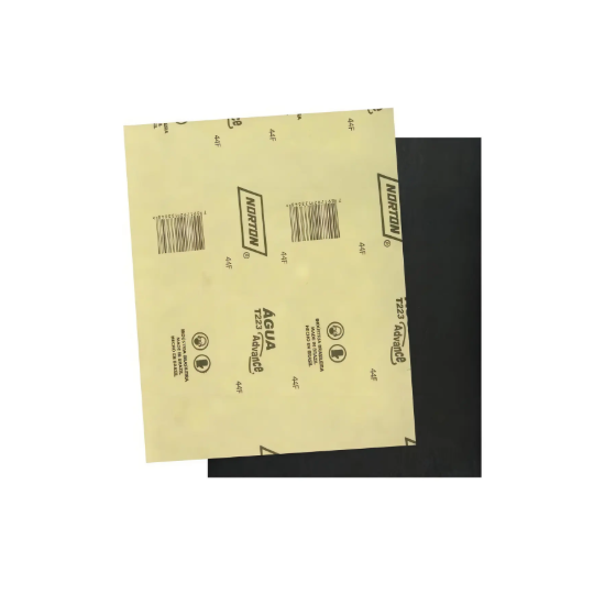Folha de Lixa Dágua Grão 180 225x275mm (1 Peça) - NORTON-66261161501