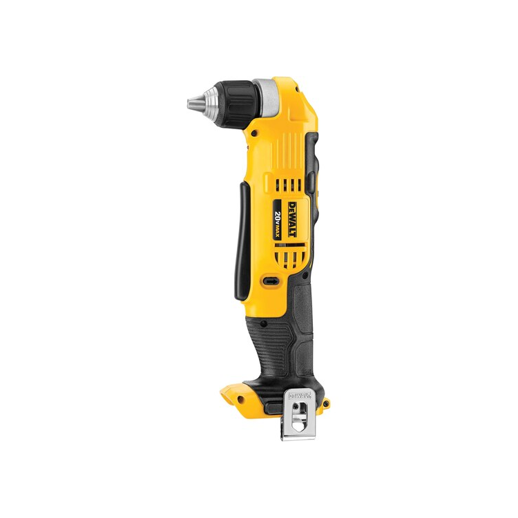Furadeira Angular Vel. Variável e Reversível 3/8 Pol. a bateria 20V MAX Li-Ion S/Carregador E S/Bateria - DEWALT-DCD740B