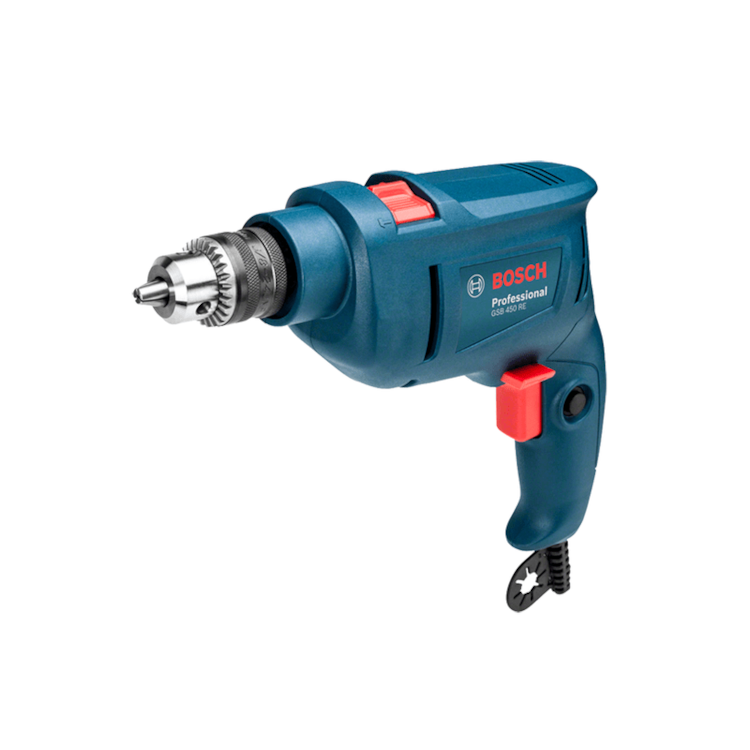 Furadeira Bosch GSB 450 RE com Impacto 3/8