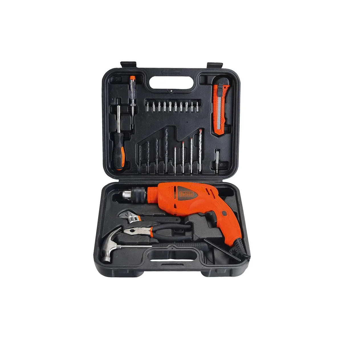 Furadeira De Impacto Com Maleta 1/2" - BLACK & DECKER-HD500KSB2