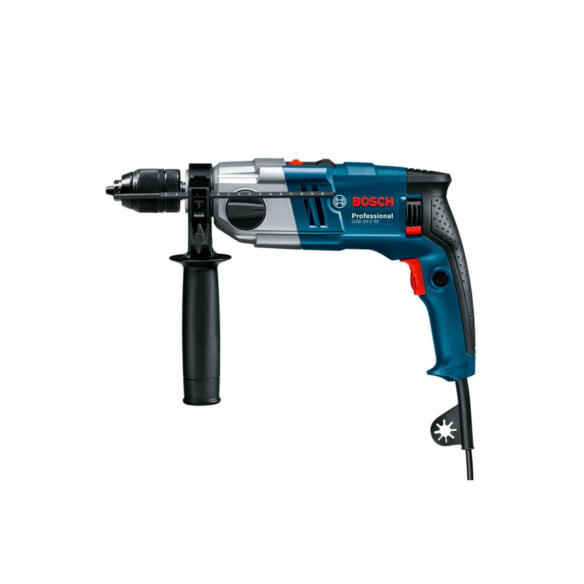 Furadeira de Impacto GSB 20-2 RE 800W 1/2" 220V - BOSCH-06011A21E3