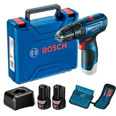 Furadeira/Parafusadeira Bosch GSB 120-LI Com 23 Acessórios e Bateria - BOSCH-06019G81E2