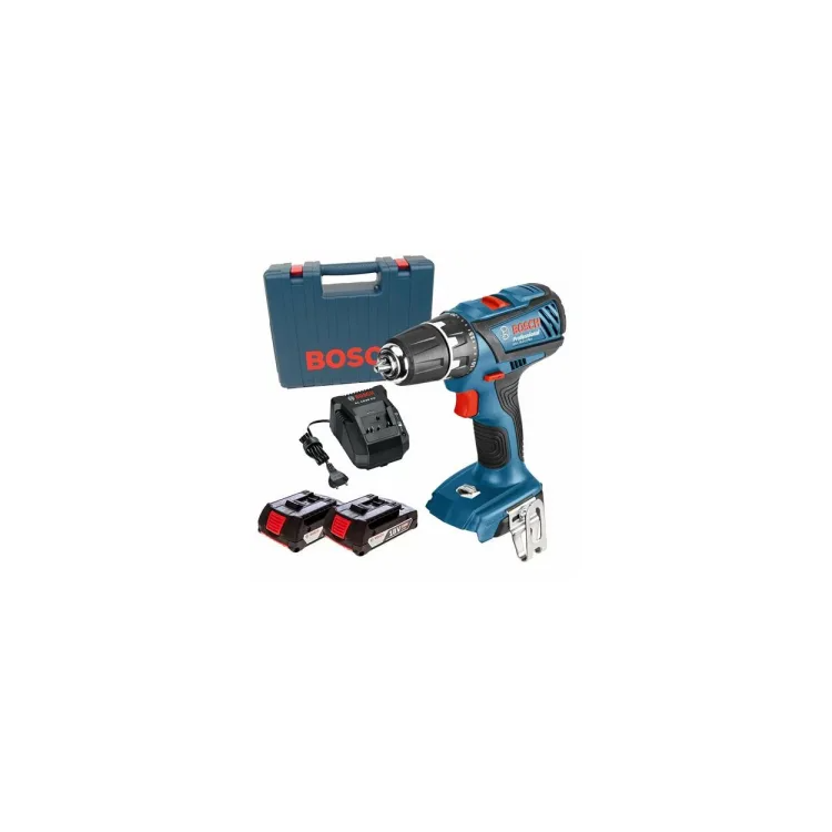 Furadeira/Parafusadeira GSR18-2-LI Plus 220V 1900RPM com 2 Bateria 1 carregador + Maleta - BOSCH-06019E61E0