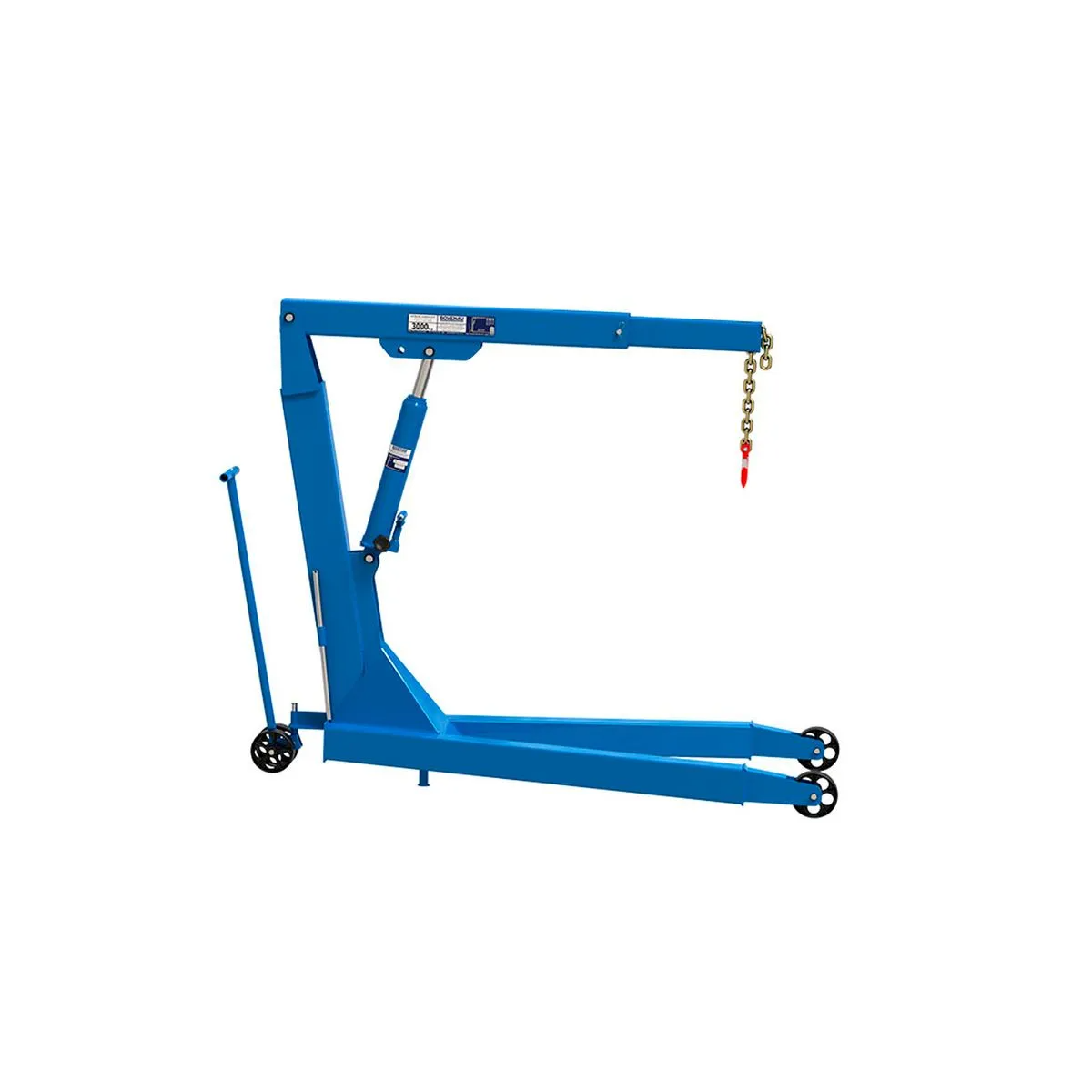 Guincho Hidráulico G3000E com Prolongador e Roda de Ferro 3T BOVENAU-G3000E
