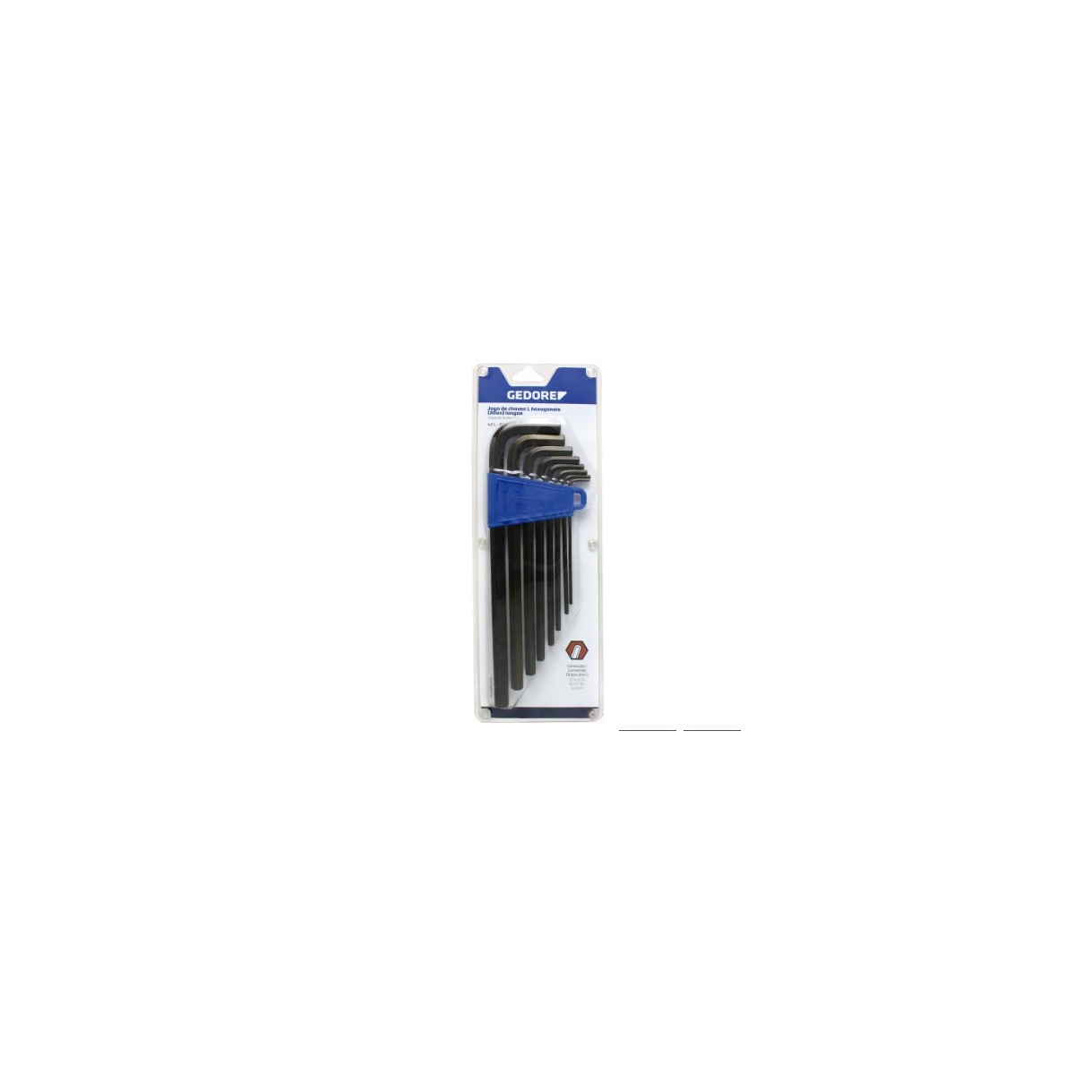 Jogo Chave L Hexagonal Longa 1,5 A 10mm - GEDORE-012.303