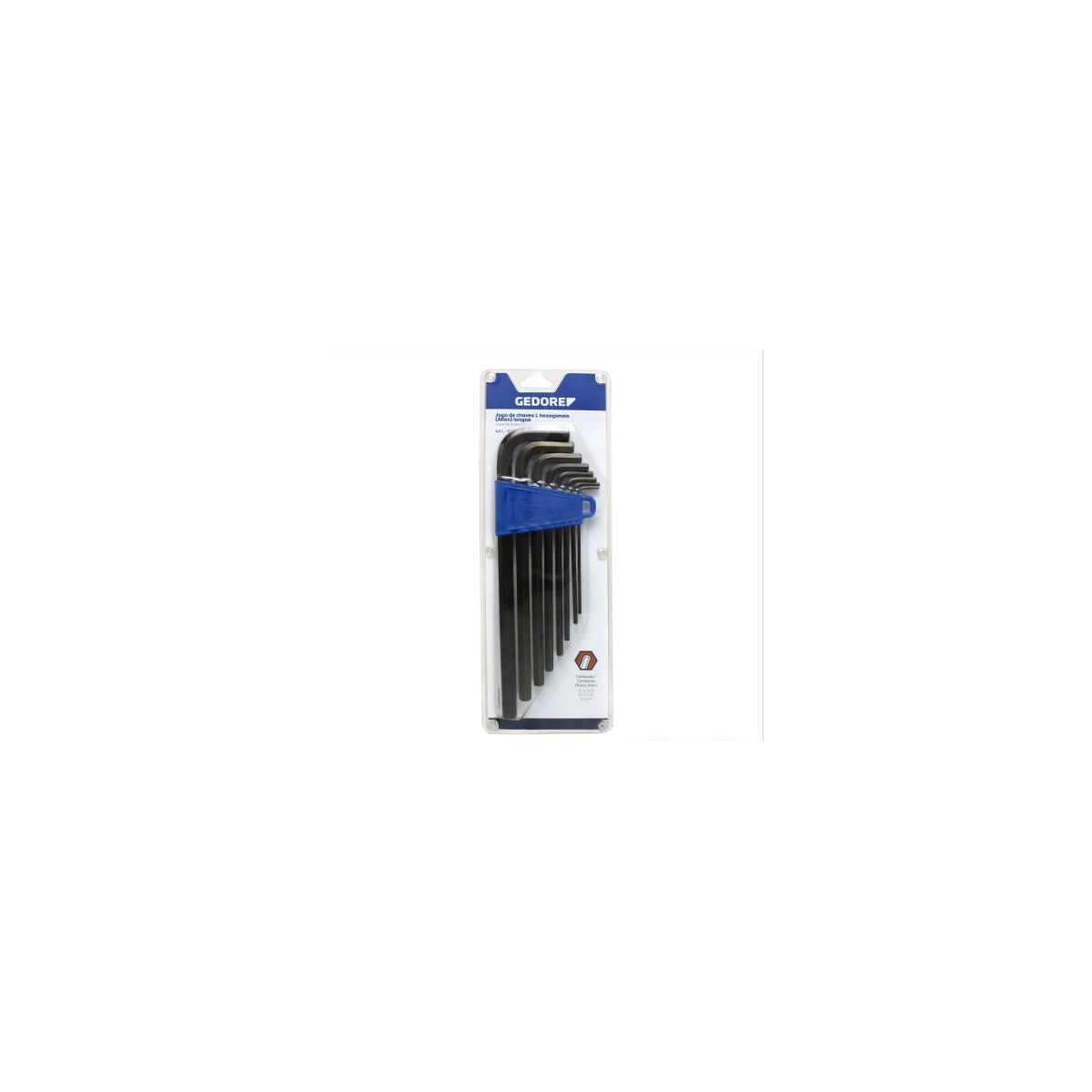 Jogo Chave L Hexagonal Longa 3 A 14mm - GEDORE-012.302