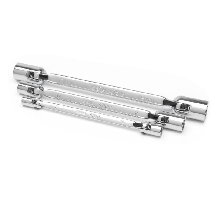 Jogo Chave Soquete Flexível Duplo 3PC - SATA-ST08042