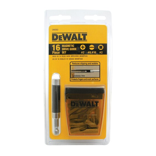 Jogo De 16 Peças Para Parafusar Com Guia Magnetica - DEWALT-DW2053