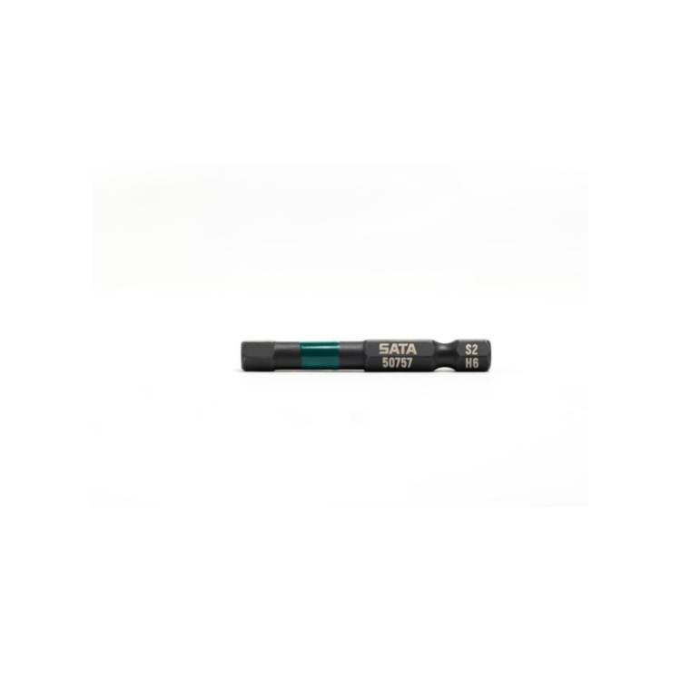 Jogo de Bits de Impacto Hexagonal 6mm x 50mm Encaixe 1/4