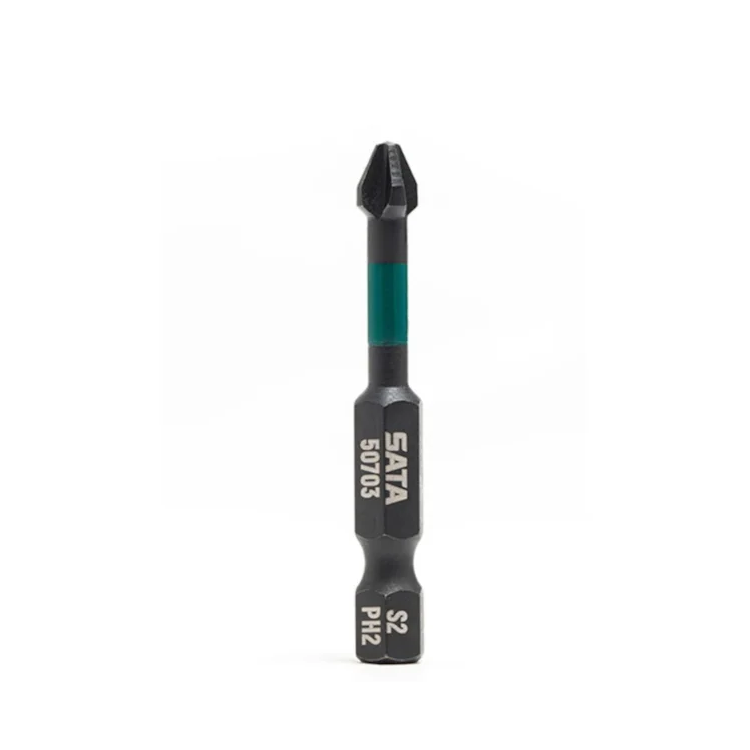 Jogo de Bits Phillips de Impacto Nº2 x 50mm Encaixe 1/4