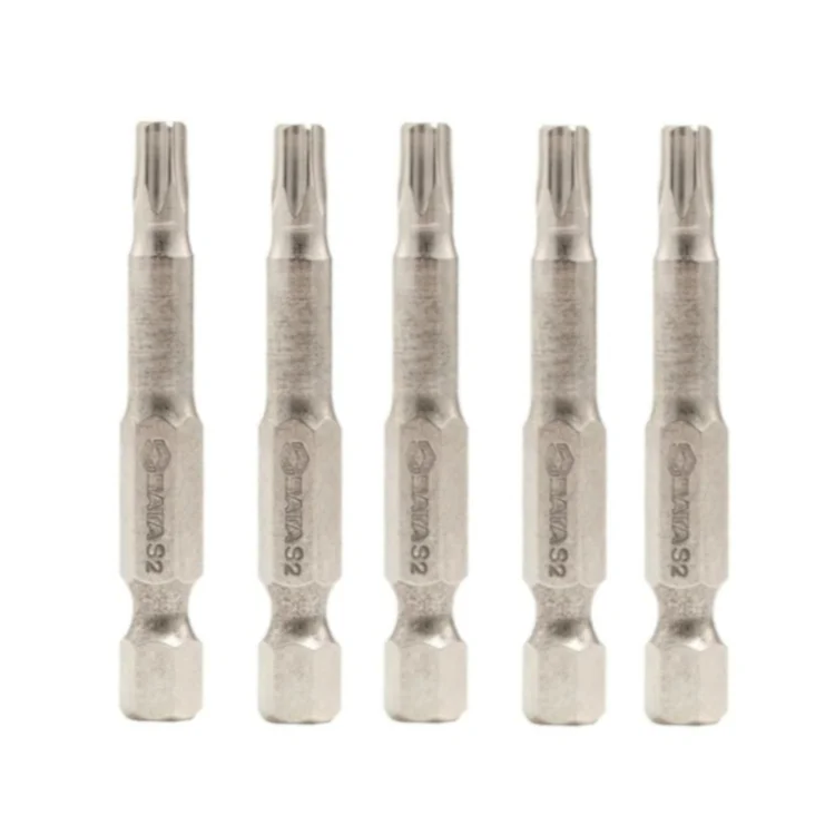 Jogo de Bits Torx T30 x 50mm Encaixe Sextavado 1/4