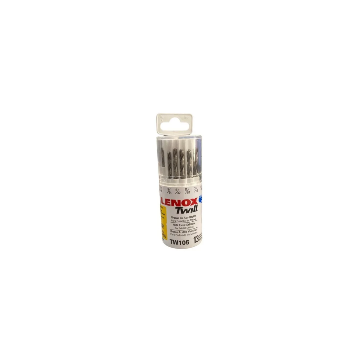 Jogo de Brocas 13 Peças para Metais 1/16" à 1/4" TW105 - LENOX-TB14895