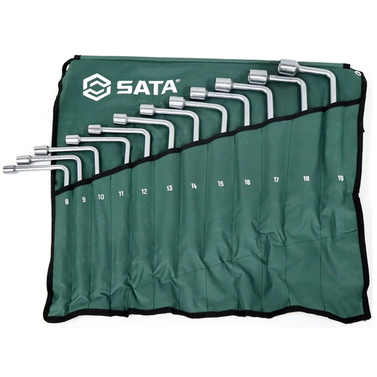 Jogo De Chave Biela 12 Peças 8 A 19MM - SATA-ST08021