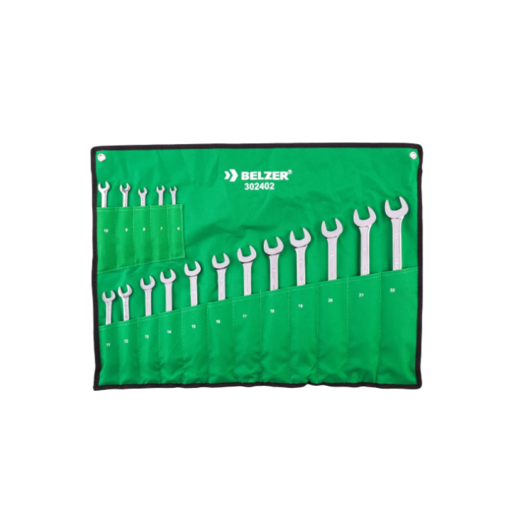 Jogo De Chave Combinada 6 a 22mm 17 Peças - BELZER - 302402B