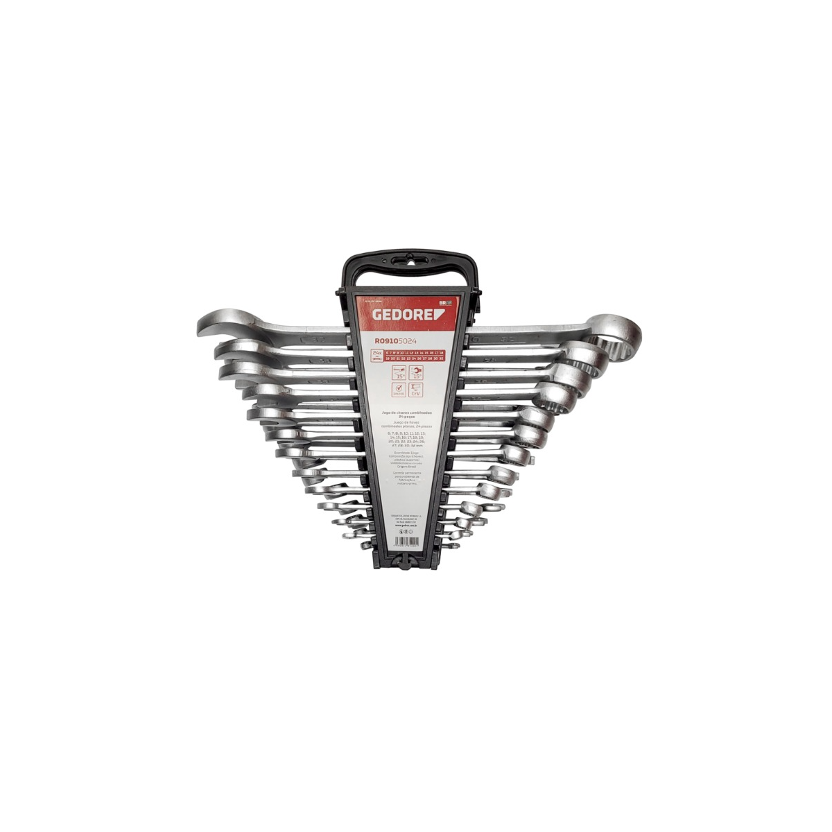 Jogo de Chave Combinada 8 A 19mm 8 Peças - GEDORE RED-3365203