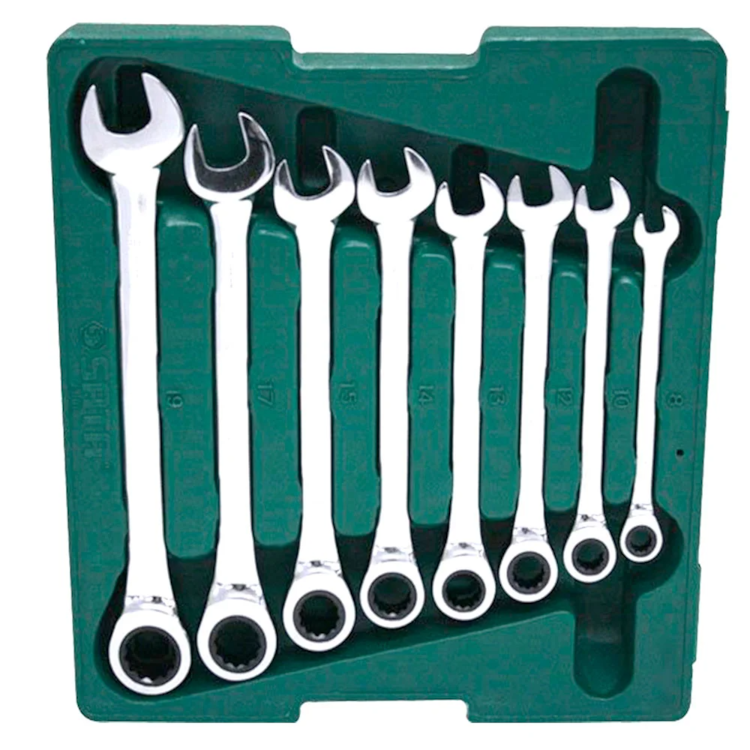 Jogo De Chave Combinada Com Catraca 8 a 19 - SATA - ST08008SJ