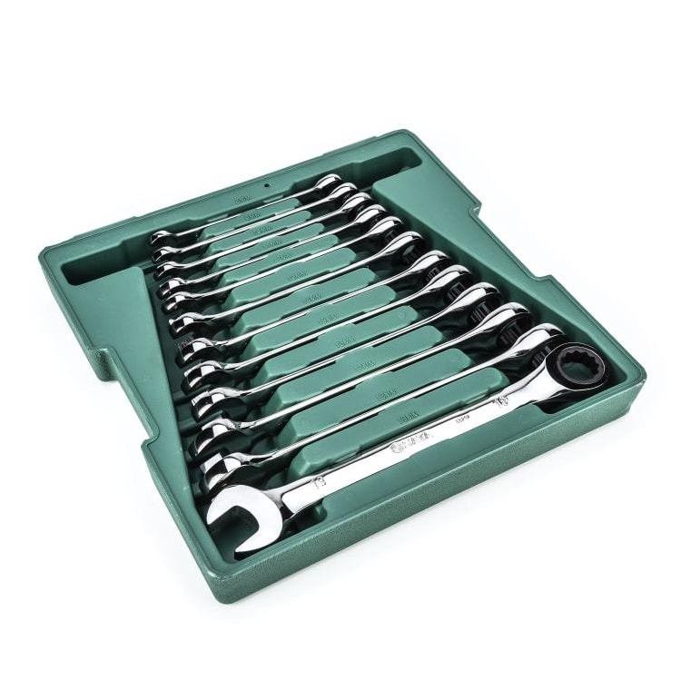 Jogo De Chave Combinada Com Catraca Speedy de 8-19mm com 12 peças - SATA-ST09066-02