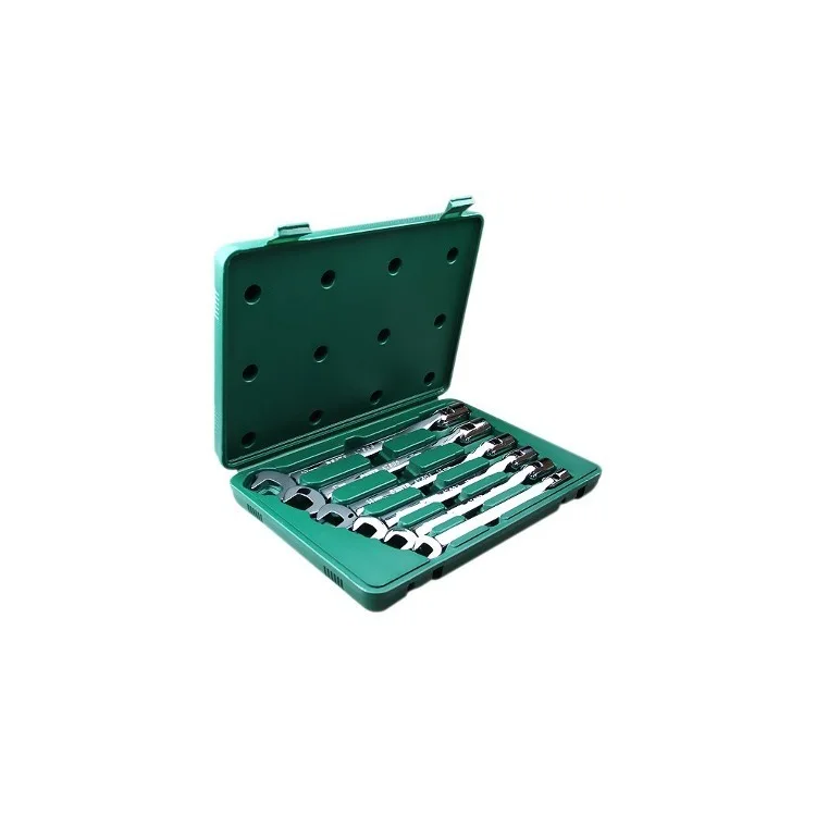 Jogo De Chave Combinada Com Soquete Flexível 6 Peças (10 a 19) - SATA - ST09037SJ