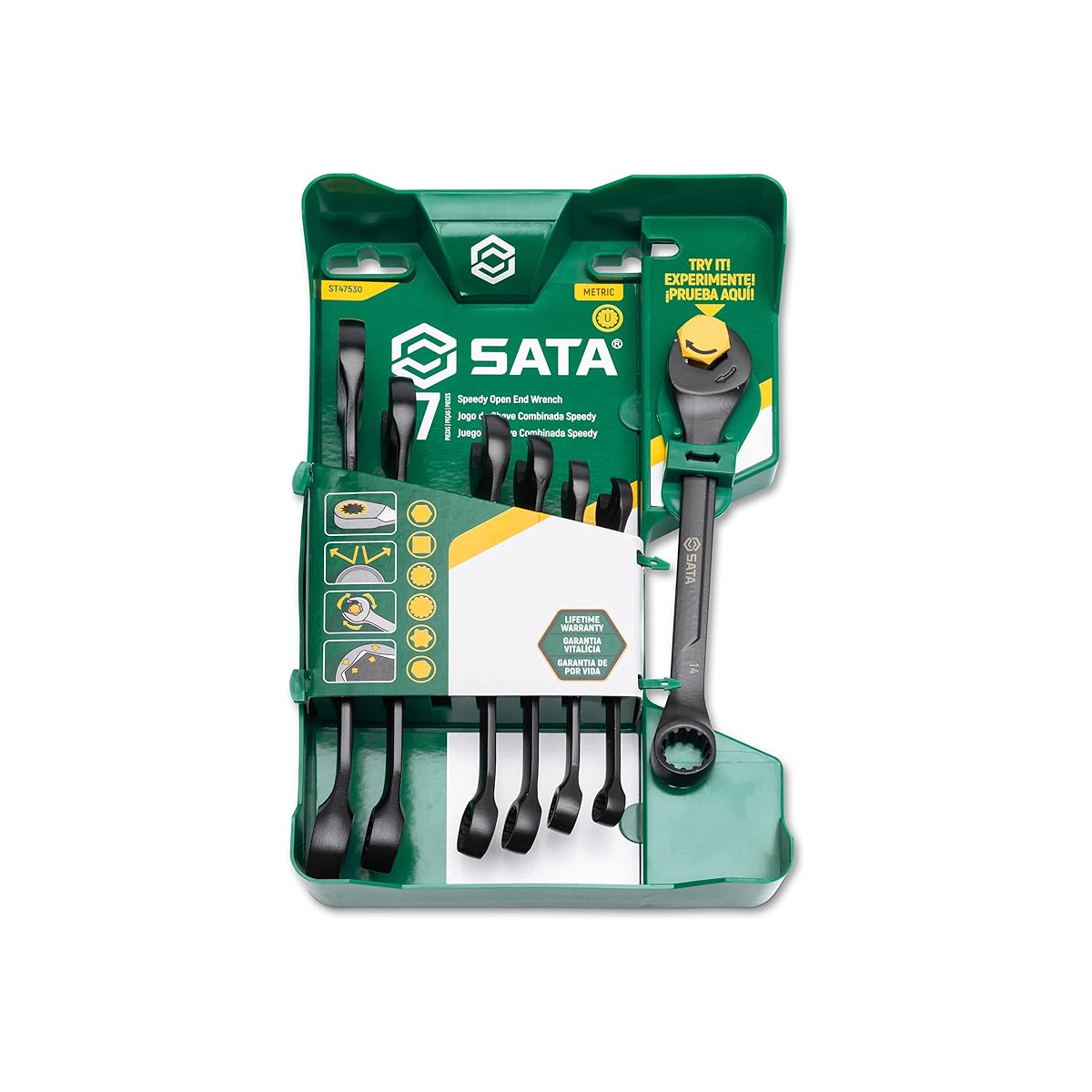Jogo de Chave Combinada Speedy X6 7PC - SATA-ST47530