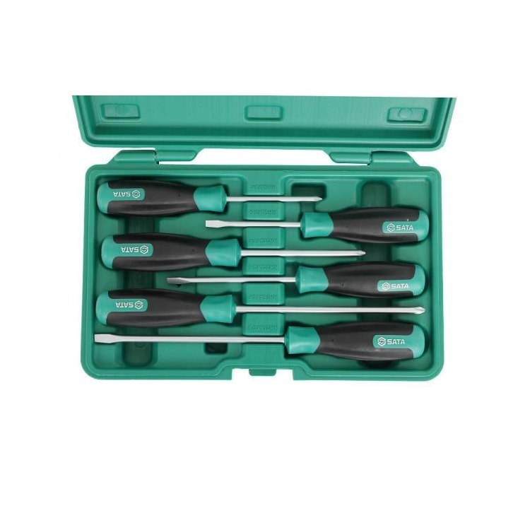 Jogo De Chave De Fenda E Phillips Serie T 6 Peças - SATA - ST09309SJ