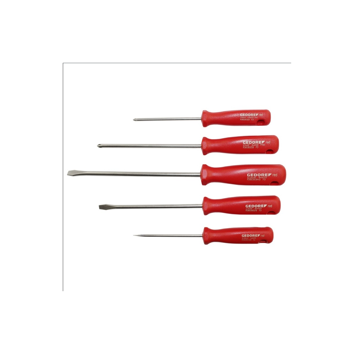 Jogo de Chave de Fenda/Phillips 5 Peças - GEDORE RED-3365101