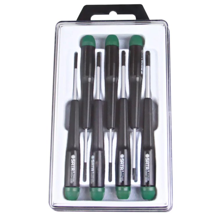 Jogo De Chave De Precisão Torx Reta 7 Peças (T5 a T15) - SATA - ST09315SJ