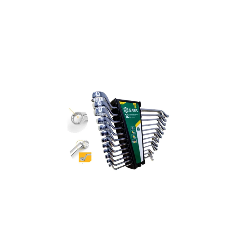 Jogo de Chave Estrela Angulada 75° 12 Peças 6 A 32mm - SATA-ST09028G