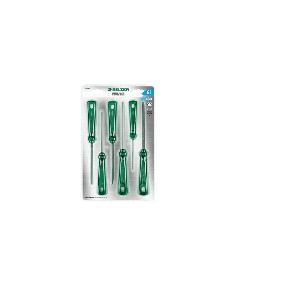Jogo De Chave Maxtork Reta T-10 a T-30 - BELZER - 231506BN