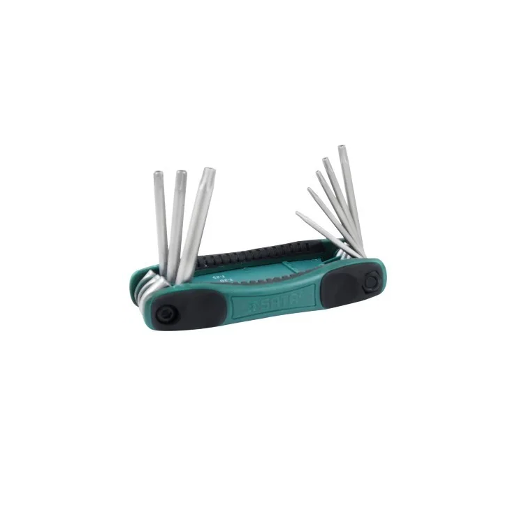 Jogo De Chave Torx Tipo Canivete 8 Peças (TT9 a TT40) - SATA - ST09123SJ