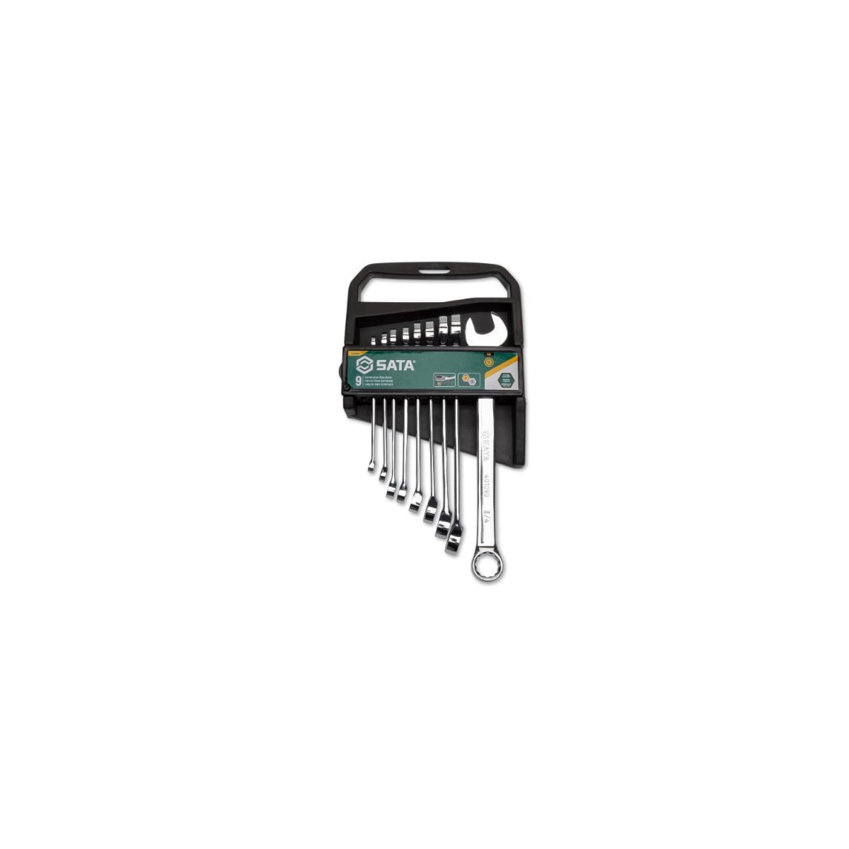 Jogo de Chaves Combinadas 9 Peças de 1/2 a 11/16" - SATA-ST09019G
