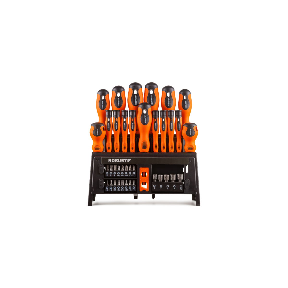 Jogo de Chaves de Fenda Bits e Soquete 39" Pecas - ROBUST-S49001039