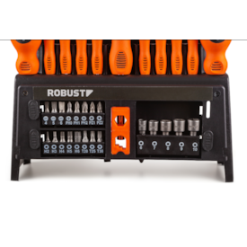 Jogo de Chaves de Fenda Bits e Soquete 39" Pecas - ROBUST-S49001039