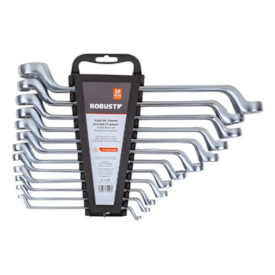 Jogo de Chaves Estrela 6x7 a 27x32mm com 12 Peças - ROBUST S01185012