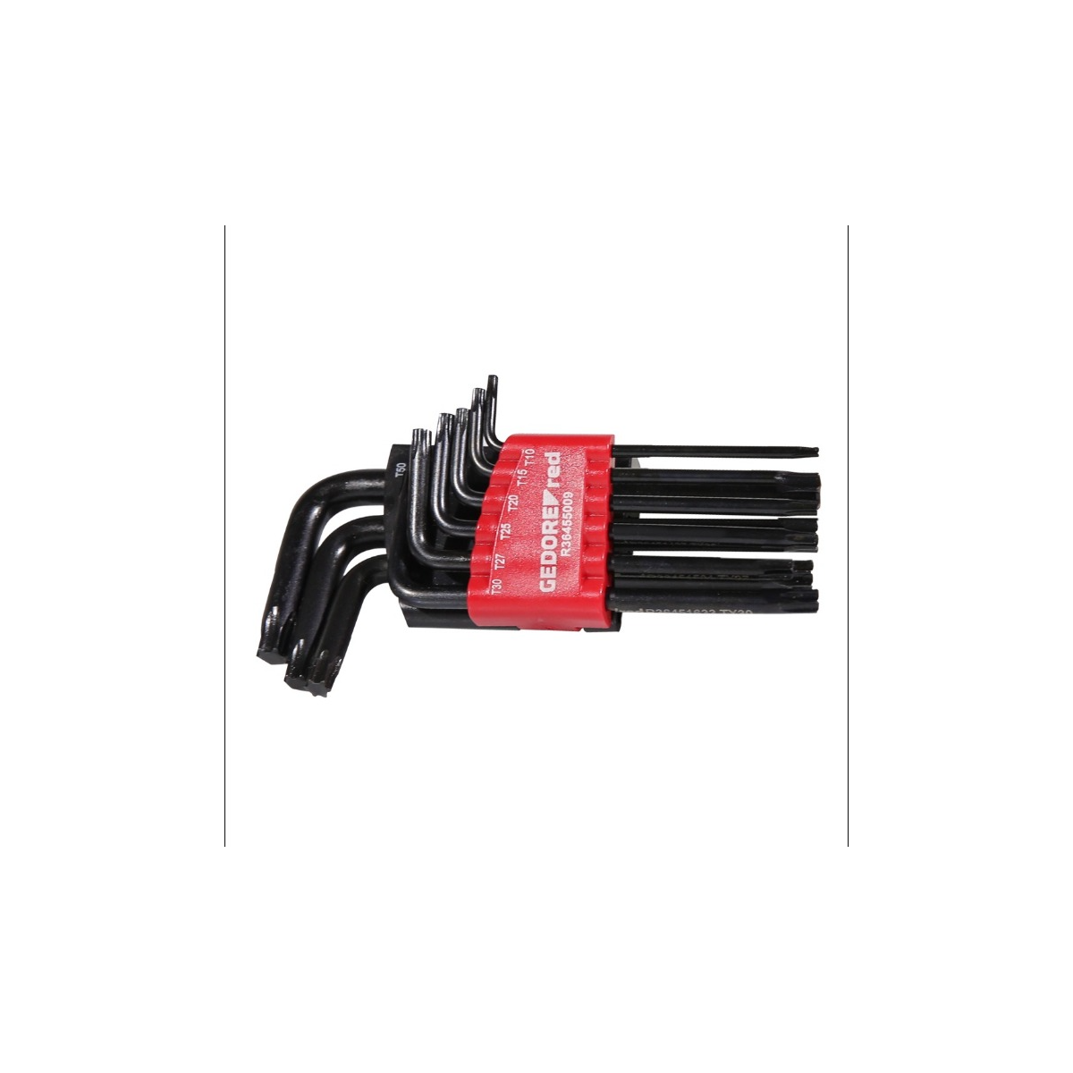 Jogo de Chaves L Hexagonal Torx T10 a T50 9 Peças - GEDORE RED-3369856