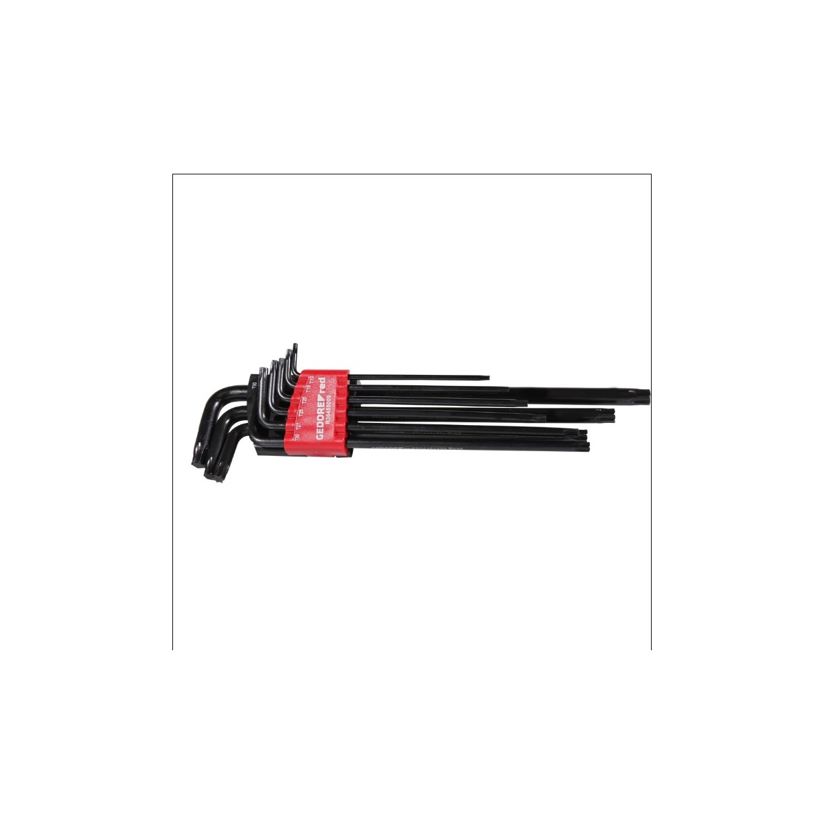 Jogo de Chaves L Longa Hexalobular T10 a T50 9 Peças - GEDORE RED-3369967