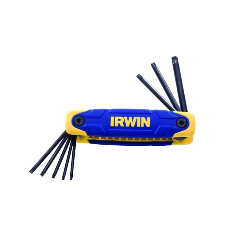Jogo de Chaves Torx Tipo Canivete T9 X T40 8 Peças - IRWIN-10767